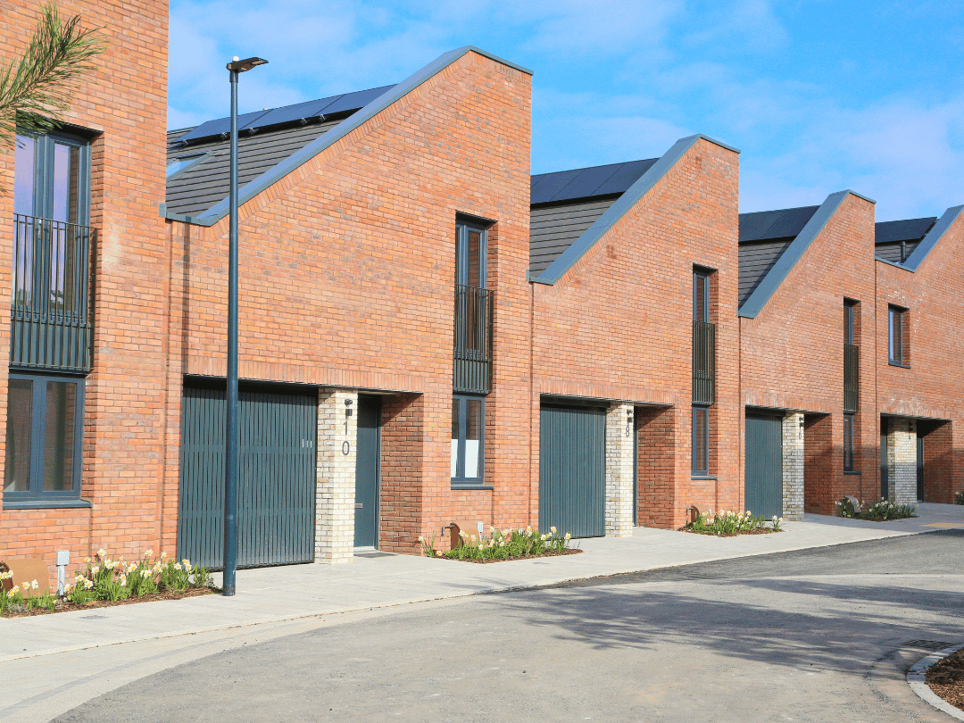 Image displaying the beautiful street of Barnwell Crescent on a glorious sunny day.