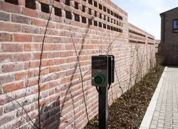 EV car charging point.
